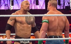 The Rock vs. John Cena from Wrestlemania 28
