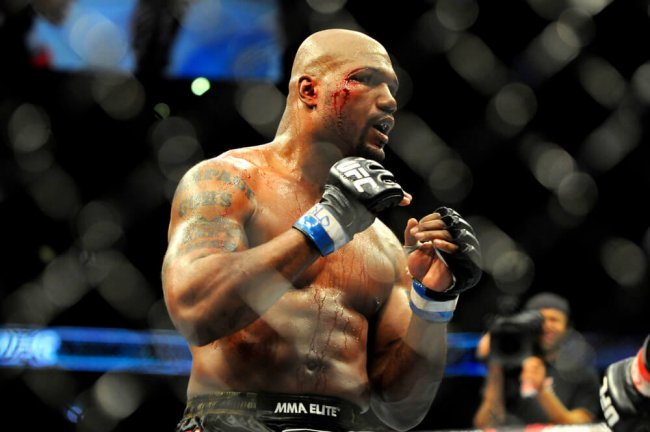 24 SEPTEMBER 2011: Quinton "Rampage" Jackson during the bout against Jon "Bones" Jones during UFC 135 at the Pepsi Center in Denver, Colorado.