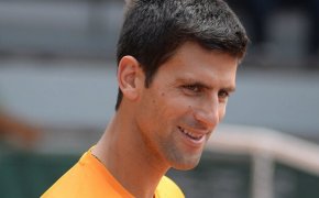 Novak Djokovic smiling