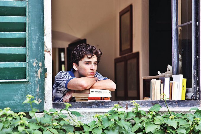 Timothee Chalamet in Call Me By Your Name"