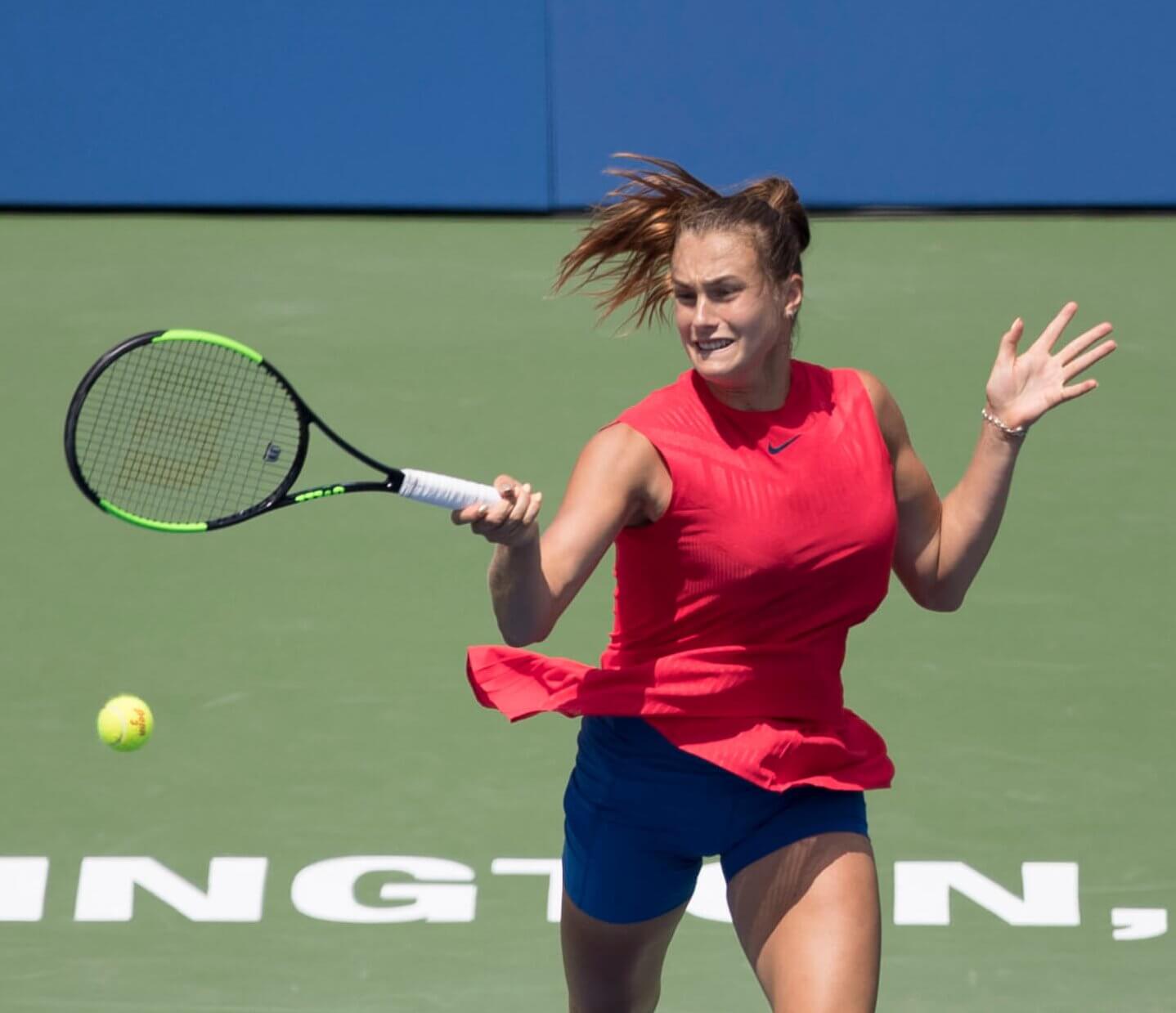 Sabalenka has won two grand slam doubles titles, the 2019 us open and the 2...