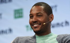 Carmelo Anthony at TechCrunch event