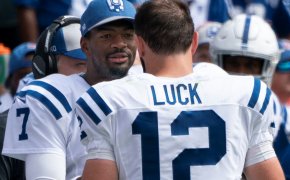 Jacoby Brissett and Andrew Luck