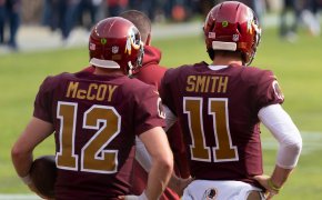 Colt McCoy and Alex Smith Redskins QBs