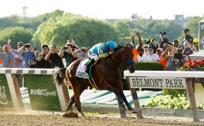 American Pharoah wins the Belmont Stakes