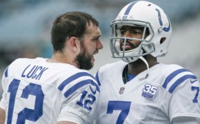 Andrew Luck and Jacoby Brissett
