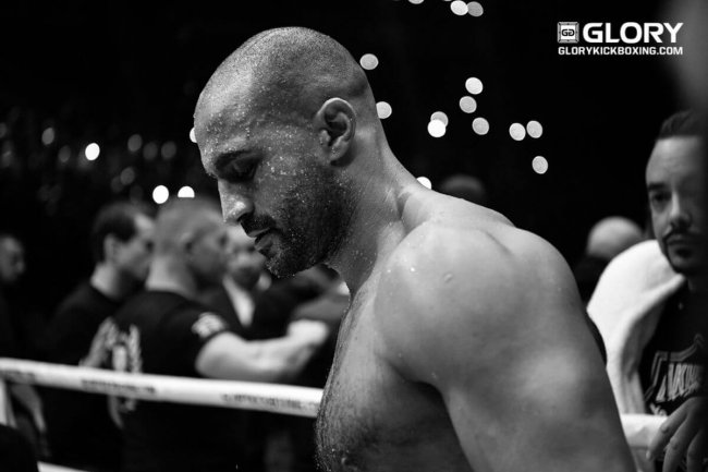 Badr Hari before his fight with Rico Verhoven at GLORY Collision.