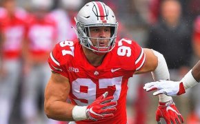 Nick Bosa during his time with the Ohio State Buckeyes