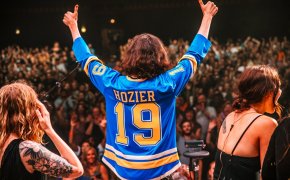 Hozier at Game 5 of the Stanley Cup Finals