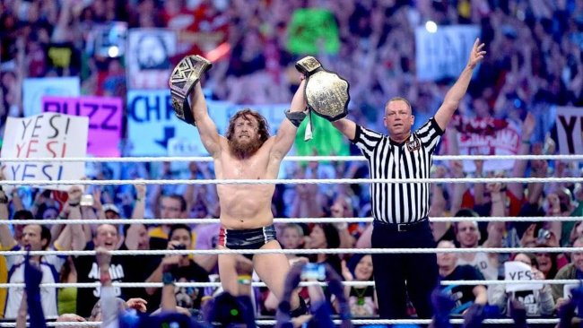 Daniel Bryan wins the WWE World Heavyweight Championship at Wrestlemania 30