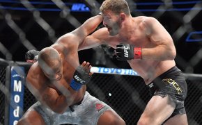 Miocic throws punch at Cormier