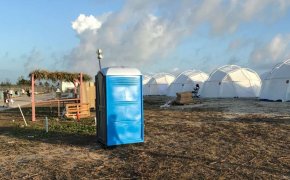 Pictures of the terrible lodging at Fyre Festival