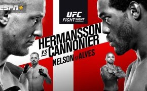 Jack Hermansson vs. Jared Cannonier head-to-head poster