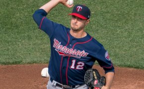 Jake Odorizzi delivers pitch