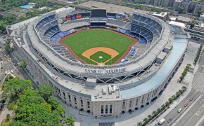 Yankee Stadium aerial view