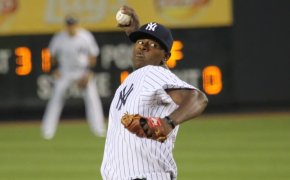 Luis Severino delivers pitch