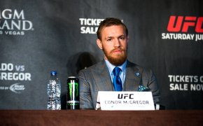 Conor McGregor at a UFC press conference