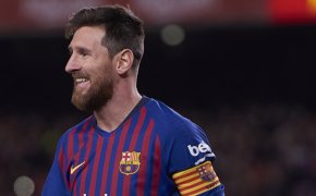 Lio Messi smiling
