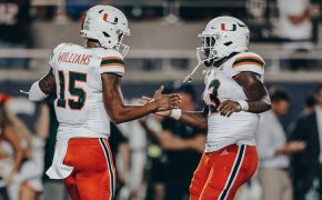 Miami Florida's starting QB Jarren Williams makes his first start for the Hurricanes