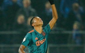 David Neres celebrates another goal for Ajax Amsterdam