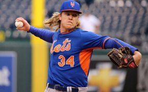 Syndergaard delivering a pitch