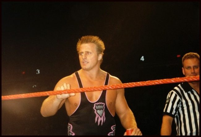 Owen Hart at a WWF show on September 15, 1997 in Landover, MD