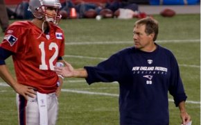 Patriots QB Tom Brady and coach Bill Belichick