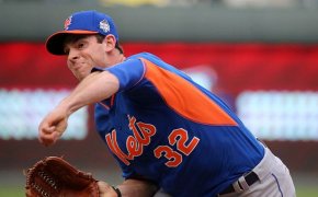 Steven Matz pitches for the New York Mets in Spring Training