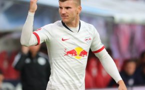 Forward Timo Werner has been in form dyring Red Bull Leipzig's impressive strt to the season.