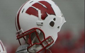 Wisconsin Badgers football helmet