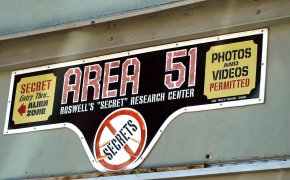 Area 51 sign