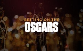Betting on the oscars text overlay on oscar trophy image