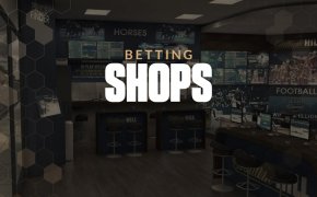 Betting shops text overlay on image of betting shop