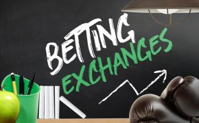 betting exchanges text overlay on betting 101 chalkboard