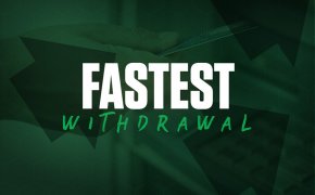 fastest withdrawal text overlay of a hand removing a credit card from an atm