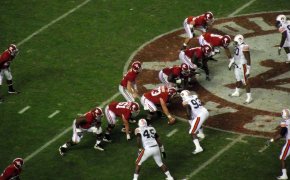 Alabama and Auburn square off in the Iron Bowl.