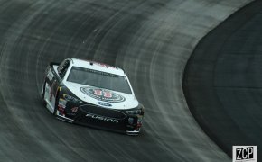 Kevin Harvick on the track