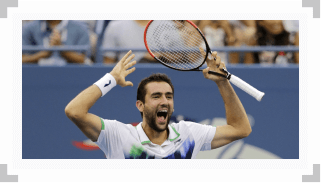Marin Cilic reacts to winning the 2014 US Open