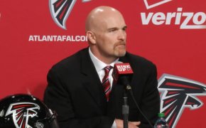 Atlanta Falcons coach Dan Quinn at press conference
