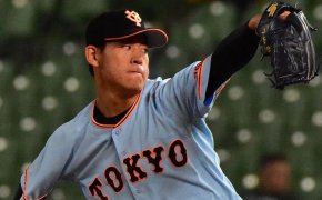 Giants right-hander Toshiki Sakurai