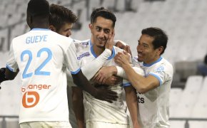 Marseille players celebrating