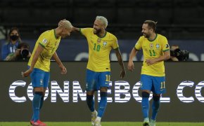 Neymar, Brazil celebrate
