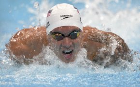 Caleb Dressel 100 meter Freestyle swim