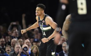 Giannis pumped reaction