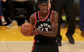 Pascal Siakam looking to pass ball