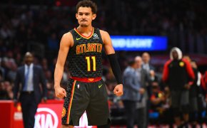 Trae Young posing