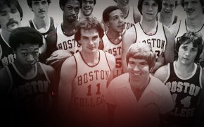 image of members of boston college basketball team