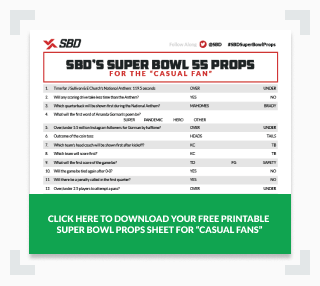 Super Bowl props sheet for casual fan