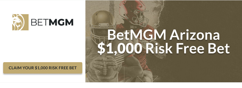 BetMGM football players with promo details
