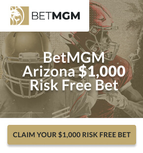 BetMGM football players with promo details